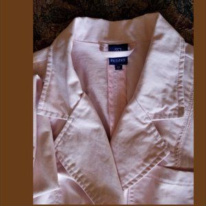 Vintage 90s, pale pink, fitted, cotton jacket/blazer, S, US 12P, Reitmans